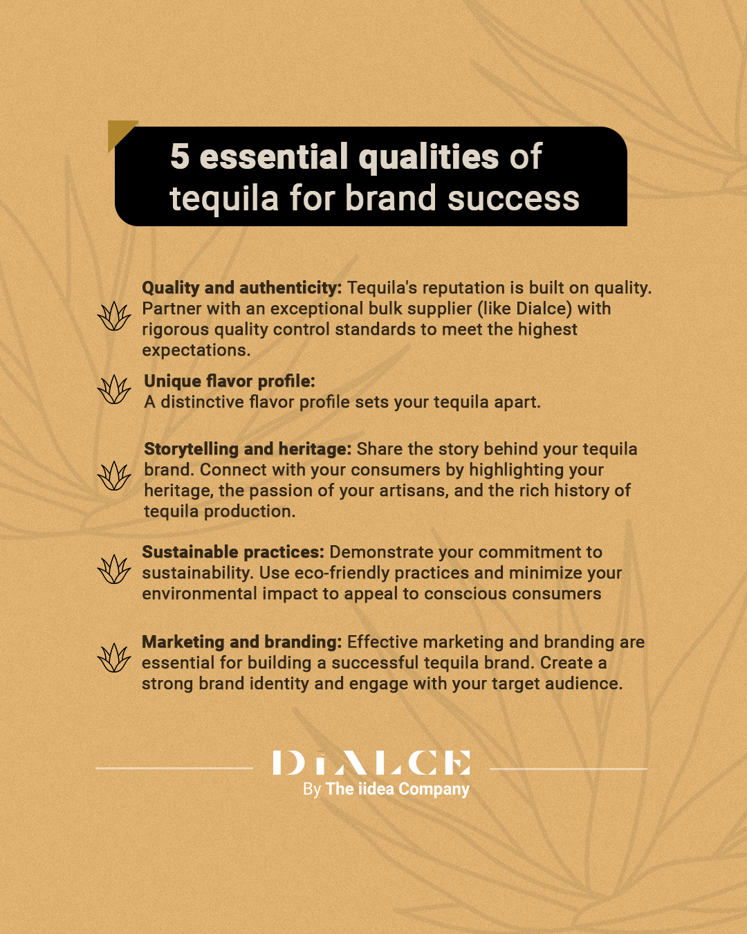 qualities of tequila for brand success